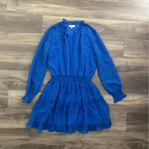 NSR Blue Long Sleeve Dress in size M